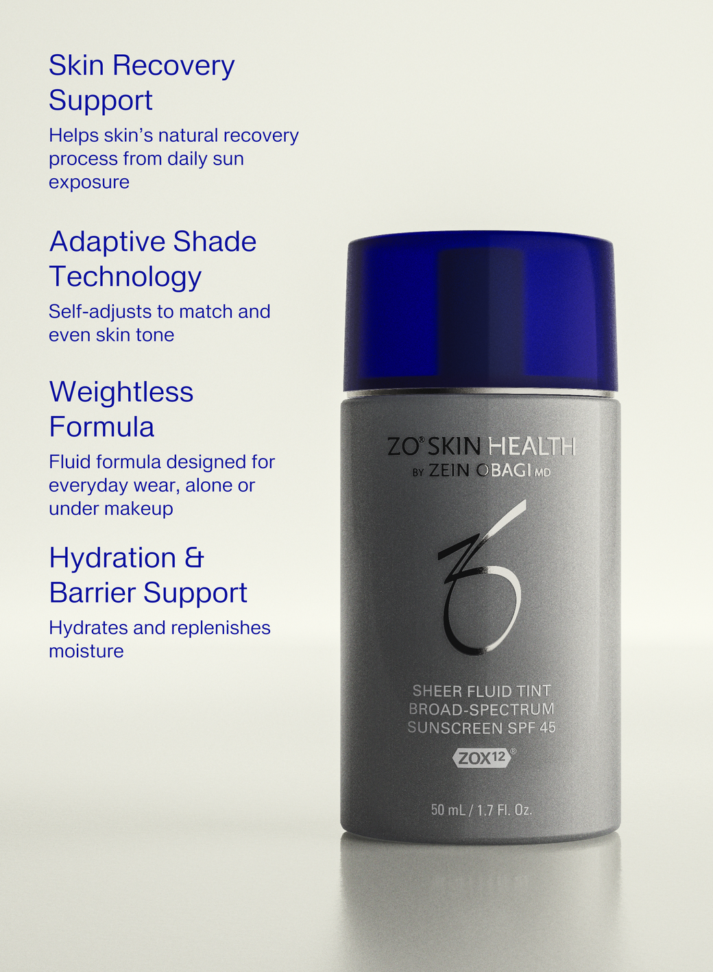 ZO Sheer Fluid Tint Broad-Spectrum Sunscreen SPF 45